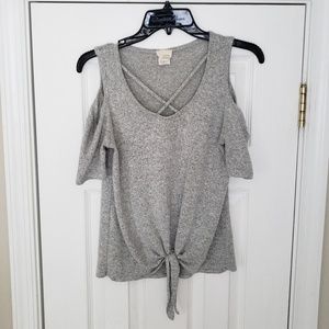 Caution to the Wind Cutout Sweater